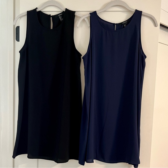 🔥 BUNDLE: Forever 21 - 2 x Sleeveless Shift Dress - Picture 1 of 1